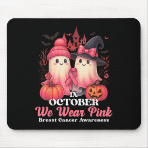 Breast Cancer Women Halloween In October We Wear P Mouse Mat