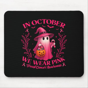 Breast Cancer Women Halloween In October We Wear P Mouse Mat