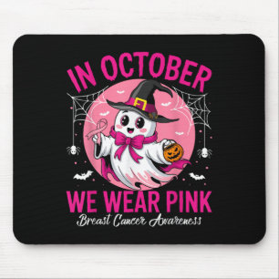 Breast Cancer Women Halloween In October We Wear P Mouse Mat
