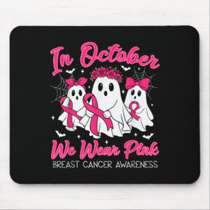 Breast Cancer Women Halloween In October We Wear P Mouse Mat