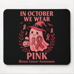 Breast Cancer Women Halloween In October We Wear P Mouse Mat