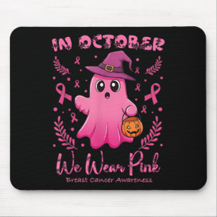 Breast Cancer Women Halloween In October We Wear P Mouse Mat