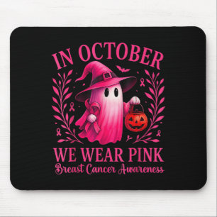 Breast Cancer Women Halloween In October We Wear P Mouse Mat