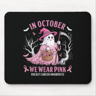 Breast Cancer Women Halloween In October We Wear P Mouse Mat