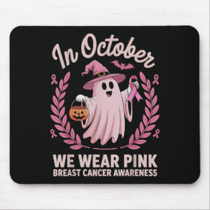 Breast Cancer Women Halloween In October We Wear P Mouse Mat