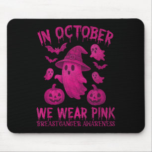 Breast Cancer Women Halloween In October We Wear P Mouse Mat