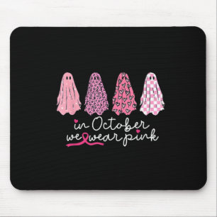 Breast Cancer Women Halloween In October We Wear P Mouse Mat
