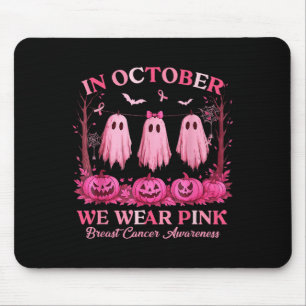 Breast Cancer Women Halloween In October We Wear P Mouse Mat