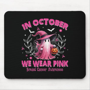 Breast Cancer Women Halloween In October We Wear P Mouse Mat
