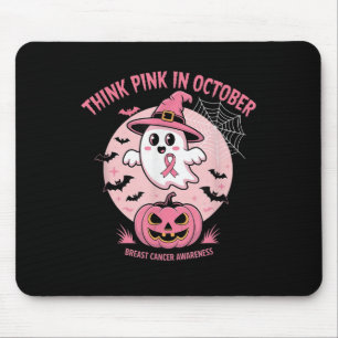 Breast Cancer Women Halloween In October We Wear P Mouse Mat