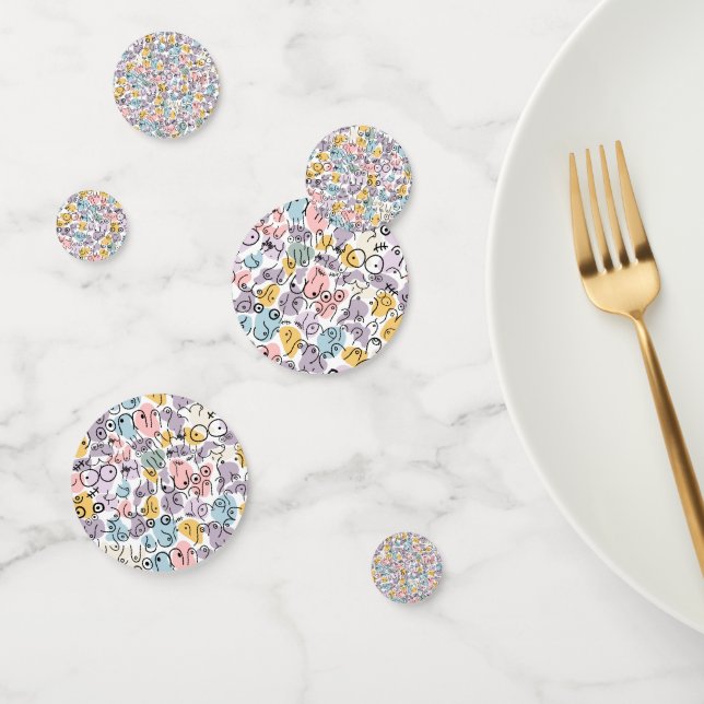 breast design confetti (Group)