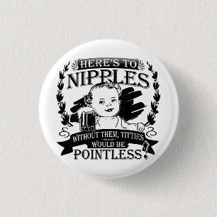 Breast Feeding Humour 3 Cm Round Badge