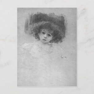 Breast image of a child by Gustav Klimt Postcard