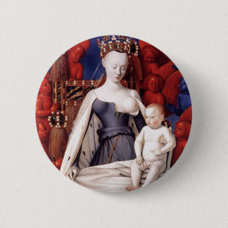 BREAST OF MARY 6 CM ROUND BADGE