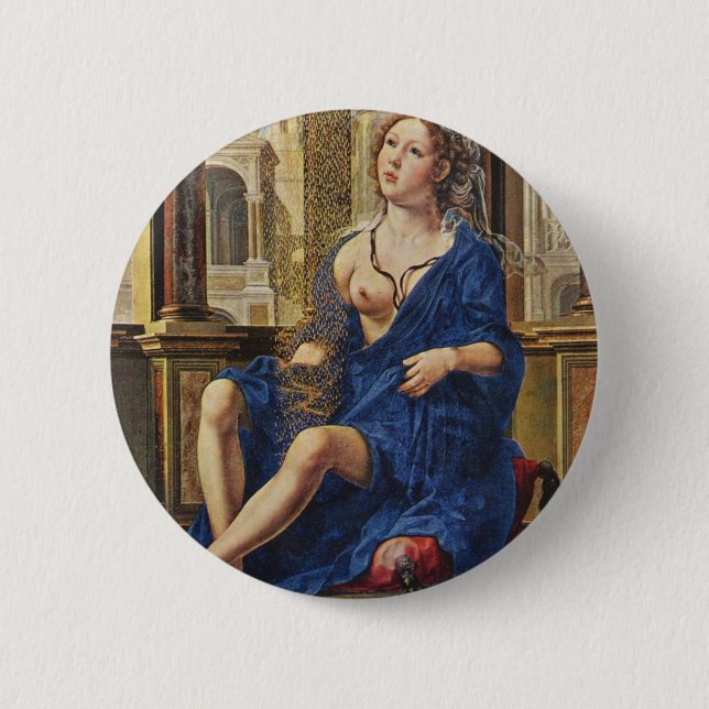 BREAST OF MARY 6 CM ROUND BADGE (Front)