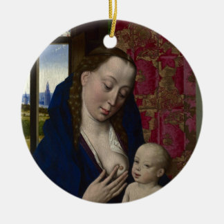 BREAST OF MARY CERAMIC TREE DECORATION