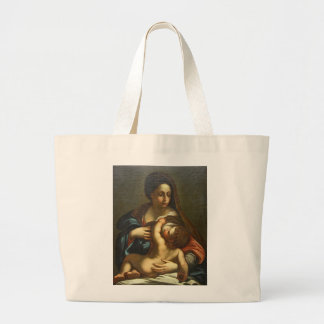 BREAST OF MARY LARGE TOTE BAG