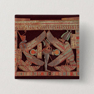 Breast plate depicting Osiris, god of 15 Cm Square Badge