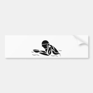Breast Stroke Bumper Sticker