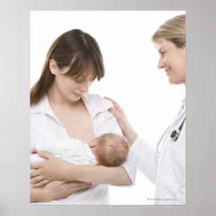 Breastfeeding advice from a doctor poster