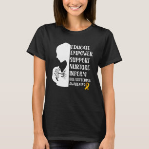 Breastfeeding Awareness Family Usa Breast Milk Lac T-Shirt