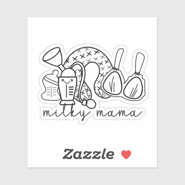 Breastfeeding Awareness Milky Mama (Sheet)