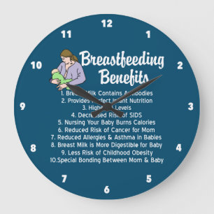 Breastfeeding Benefits Top Reasons to Breastfeed Large Clock