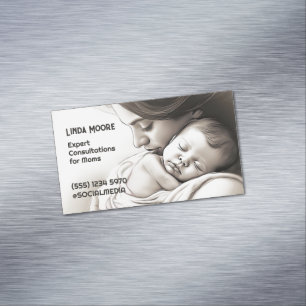 Breastfeeding Consultant Magnetic Business Card