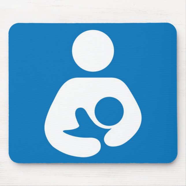 breastfeeding icon mouse mat (Front)
