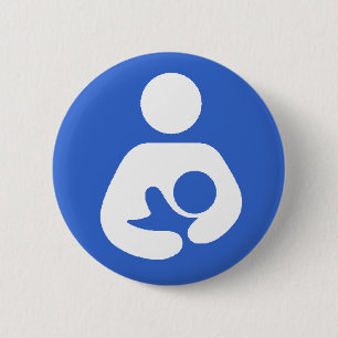 Breastfeeding International Symbol 6 Cm Round Badge