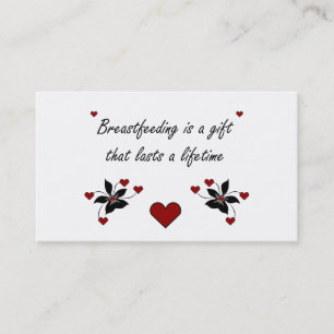 Breastfeeding is a Gift Business Card