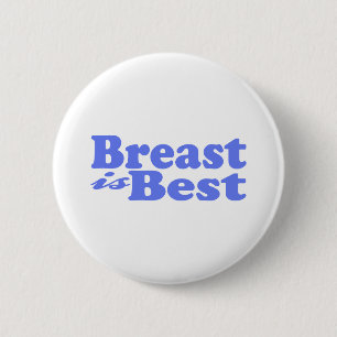 (Breastfeeding is best for baby! 6 Cm Round Badge