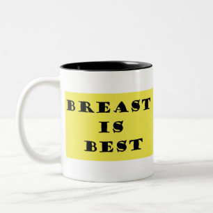 Breastfeeding is Best Two-Tone Coffee Mug