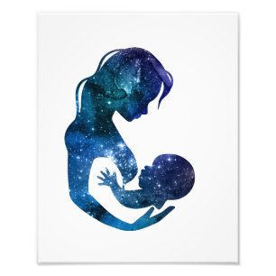 Breastfeeding Mother And Child Photo Print