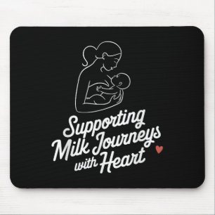 Breastfeeding Mother Support Quote Lactation Consu Mouse Mat