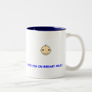 Breastfeeding mug (Vote yes on breast milk)