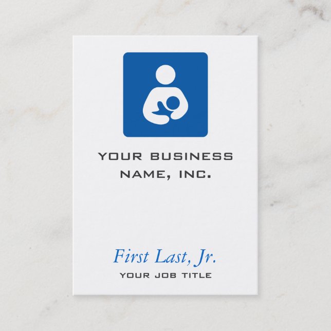 Breastfeeding / Nursing Icon Business Card (Front)