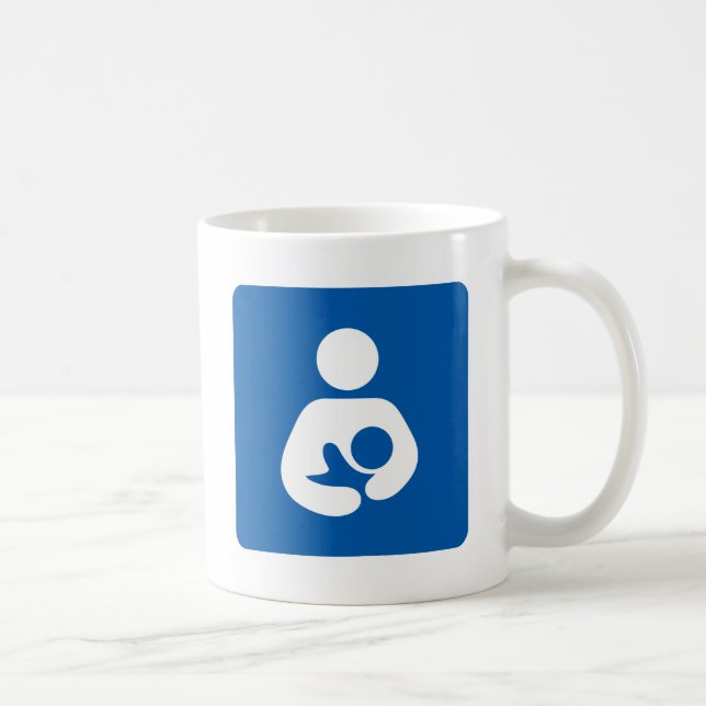 Breastfeeding / Nursing Icon Coffee Mug (Right)
