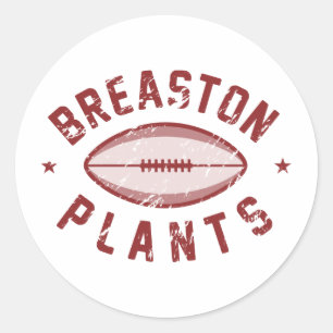 Breaston Plants Fantasy Football Classic Round Sticker