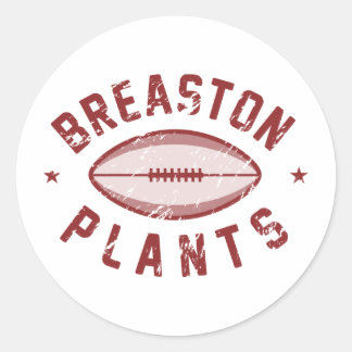 Breaston Plants Fantasy Football Classic Round Sticker