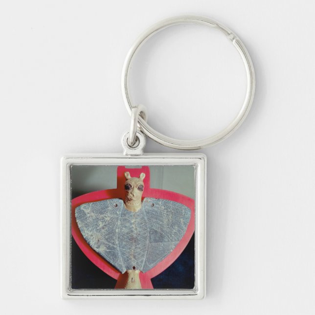 Breastplate in the form of a lion-headed eagle key ring (Front)
