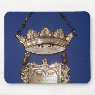 Breastplate or Shield for Torah Scroll Mouse Mat