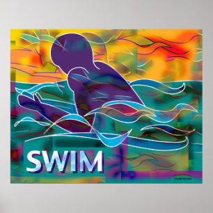 Breaststroke Poster