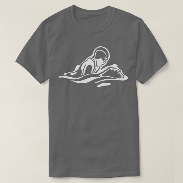 Breaststroke swimming  T-Shirt (Design Front)