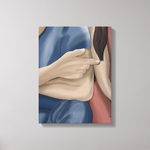 Breath Before Touch – A Pause in Time Canvas Print