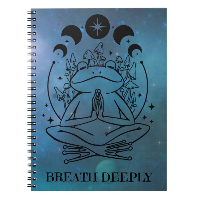 Breath Deeply Yoga Notebook (Front)
