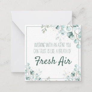 Breath of Fresh Air Real Estate Card
