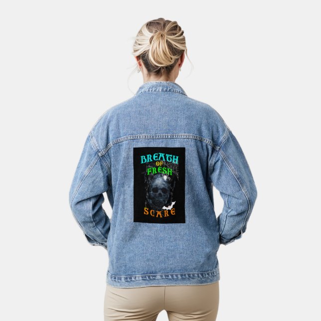 Breath Of Fresh Scare Denim Jacket (Model)