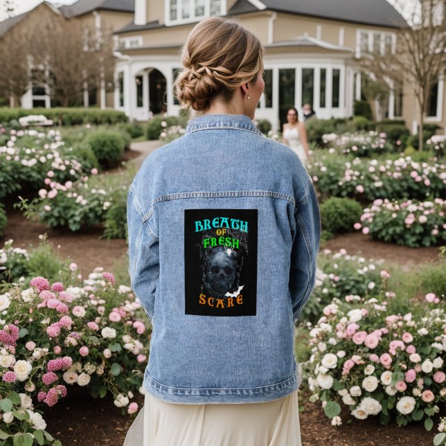 Breath Of Fresh Scare Denim Jacket (Wedding Back)