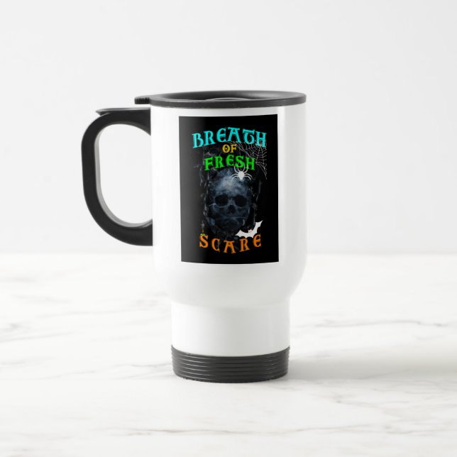 Breath Of Fresh Scare Travel Mug (Left)